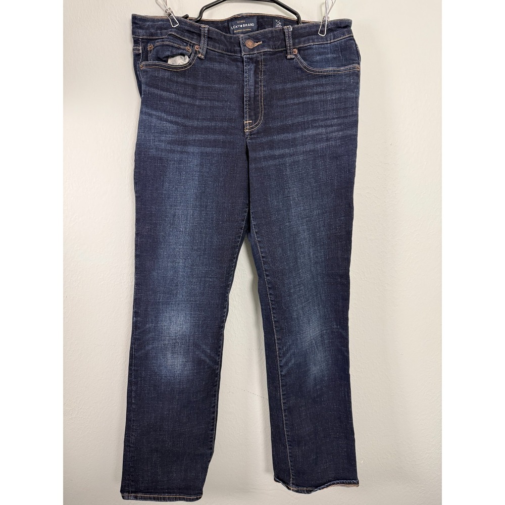 Lucky Brand Jeans Women Straight Leg Medium Wash Denim Size 6/28